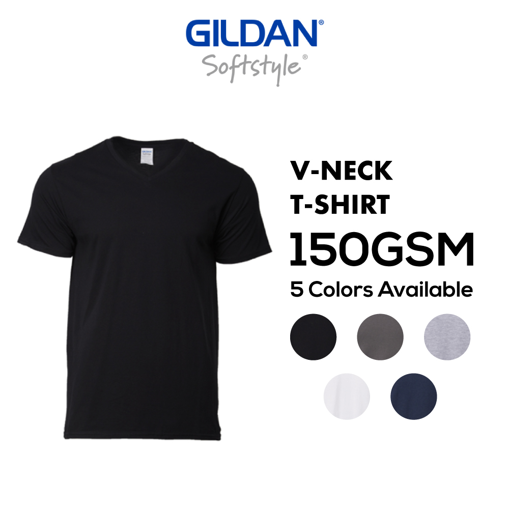 150GSM Gildan Softstyle V Neck T-Shirt