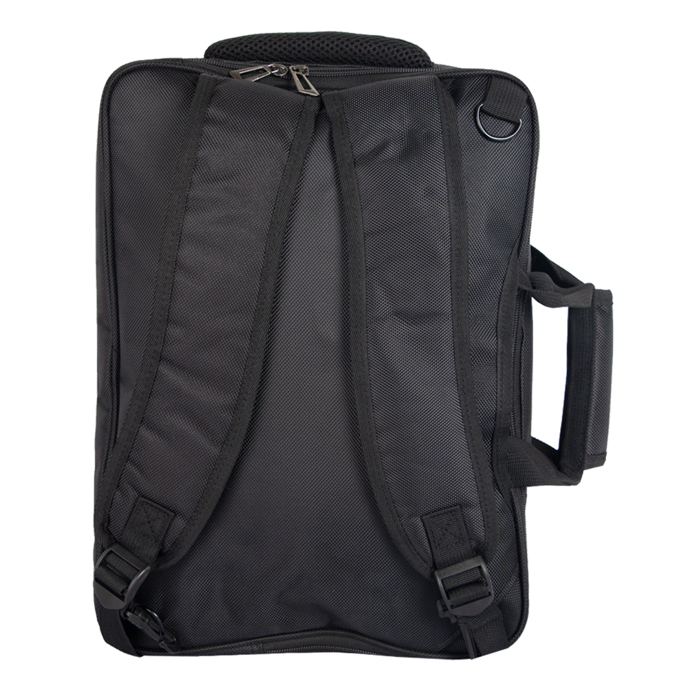 1680D Black Polyester Double Knitted Bag DB61710BK