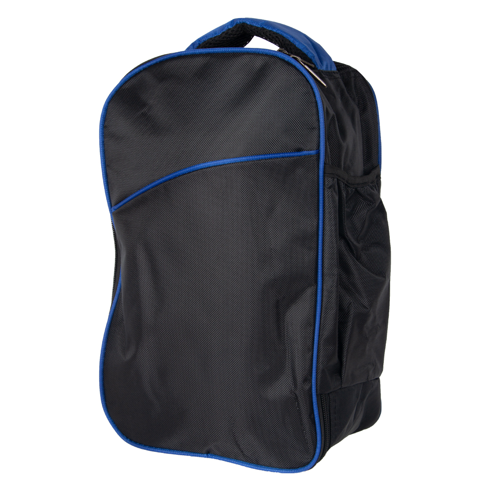 1680D Blue Polyester Multipurpose Shoes Bag With Netting MP01615BL