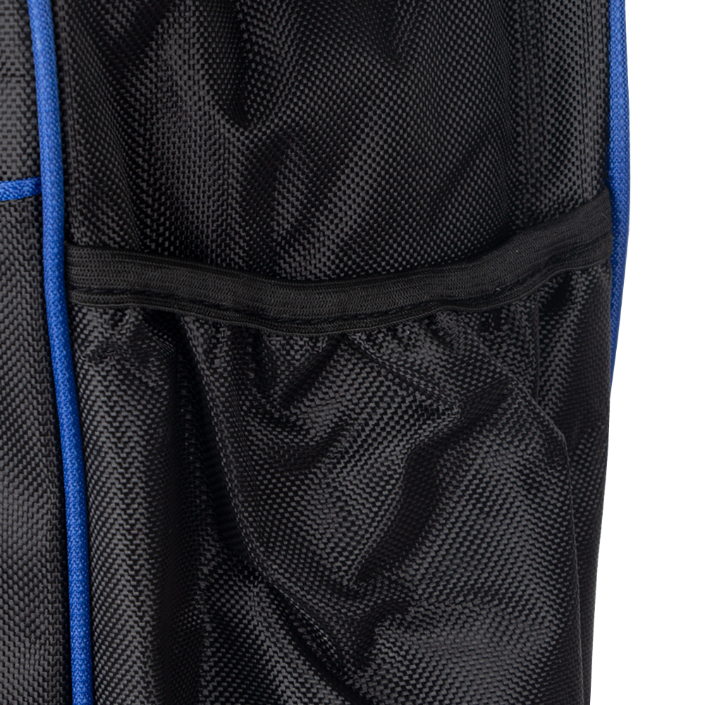 1680D Blue Polyester Multipurpose Shoes Bag With Netting MP01615BL