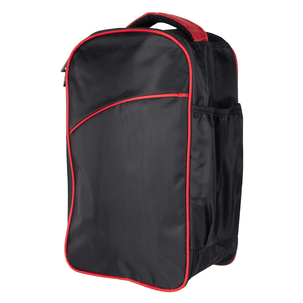 1680D Red Polyester Multipurpose Shoes Bag With Netting MP01615RD