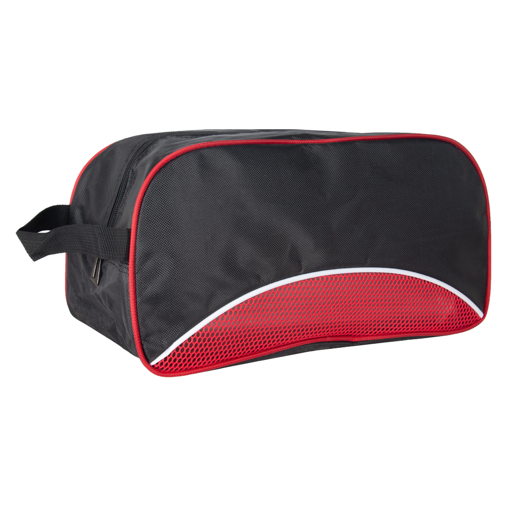 1680D Red Polyester Multipurpose Shoes Bag With Netting MP01616RD