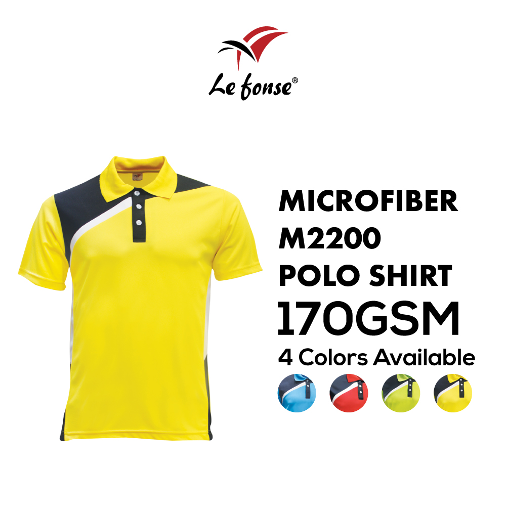 170GSM Lefonse Microfiber M2200 Polo Shirt