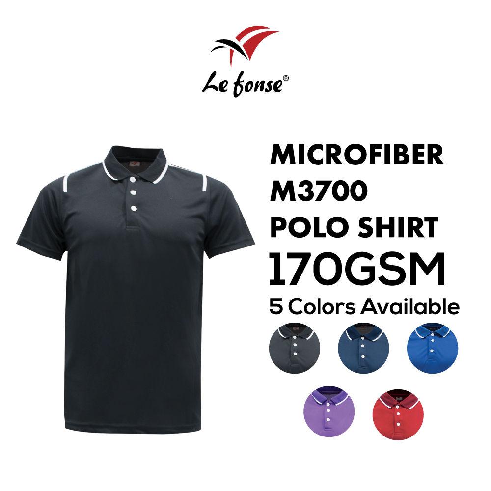 170GSM Lefonse Microfiber M3700 Polo Shirt