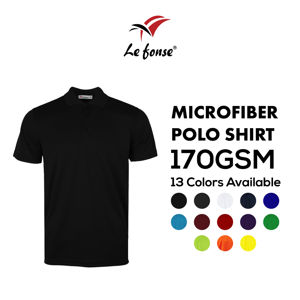170GSM Lefonse Microfiber Polo Shirt