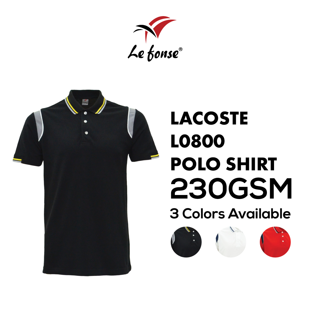 230GSM Lefonse Lacoste L0800 Polo Shirt
