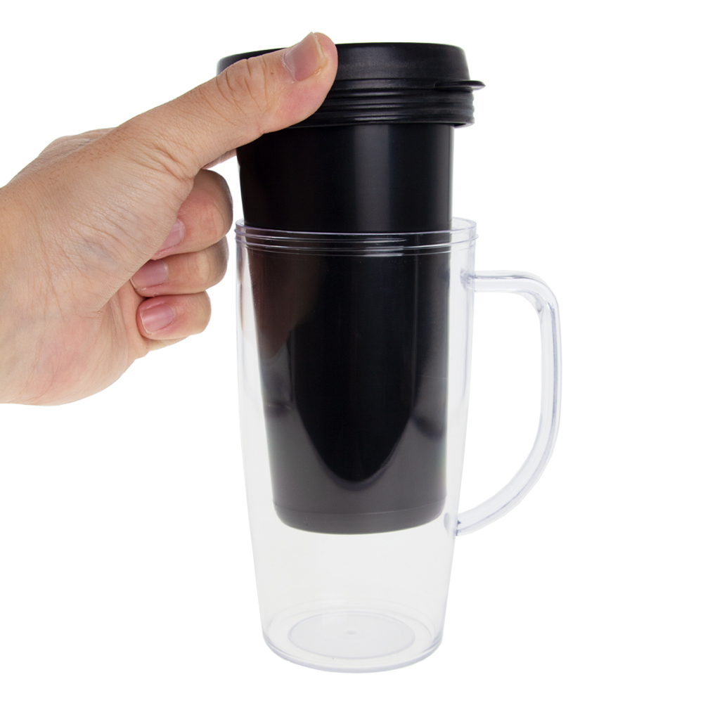 400ml Plastic Mug With Handle M181218