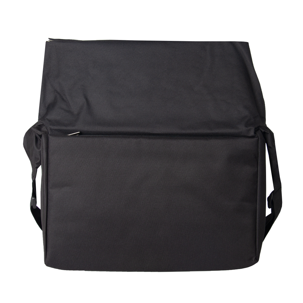 600D Black Polyester Economy Sling Bag SB41216BK