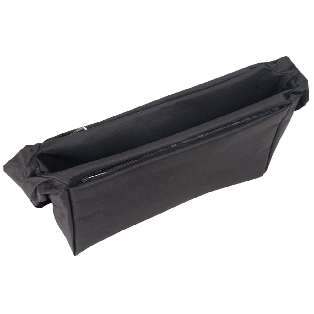 600D Black Polyester Economy Sling Bag SB41216BK
