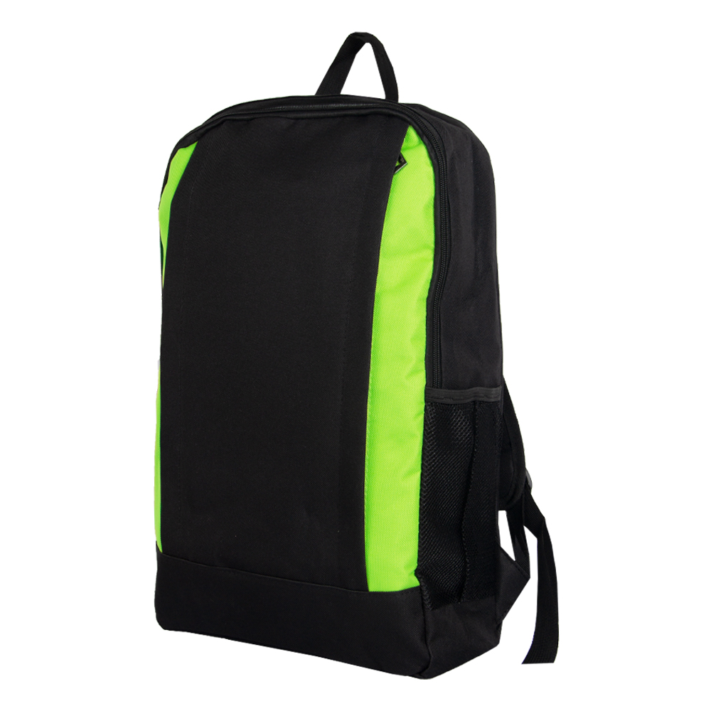 600D Green Polyester Back Pack BP81017GRN