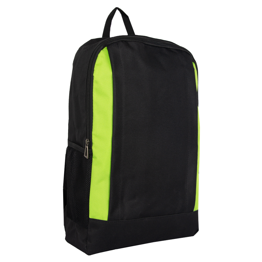 600D Green Polyester Back Pack BP81017GRN