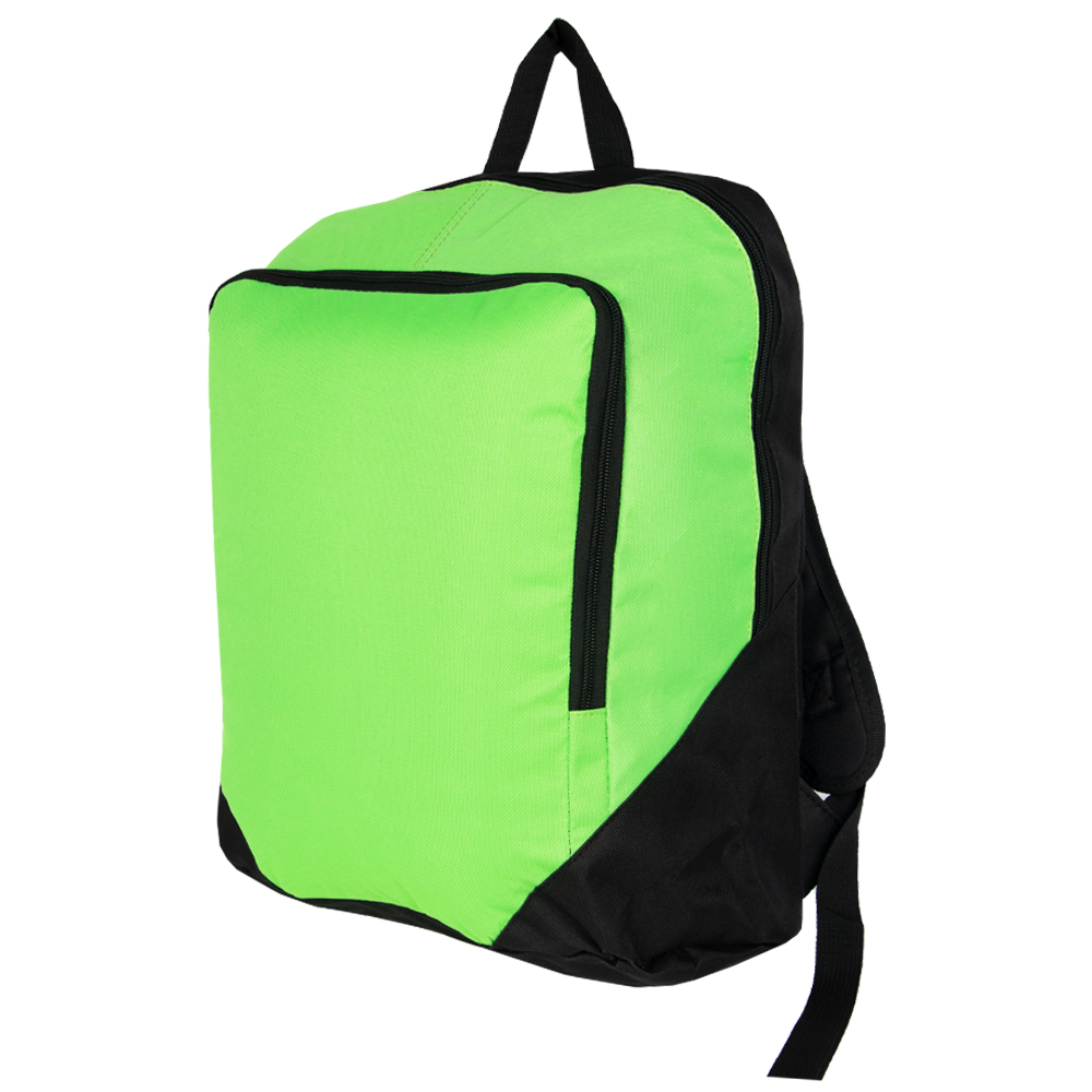 600D Green Polyester Back Pack BP81219GRN