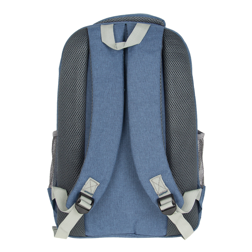 MOZA Blue Polyester Laptop Back Pack BP11016BL