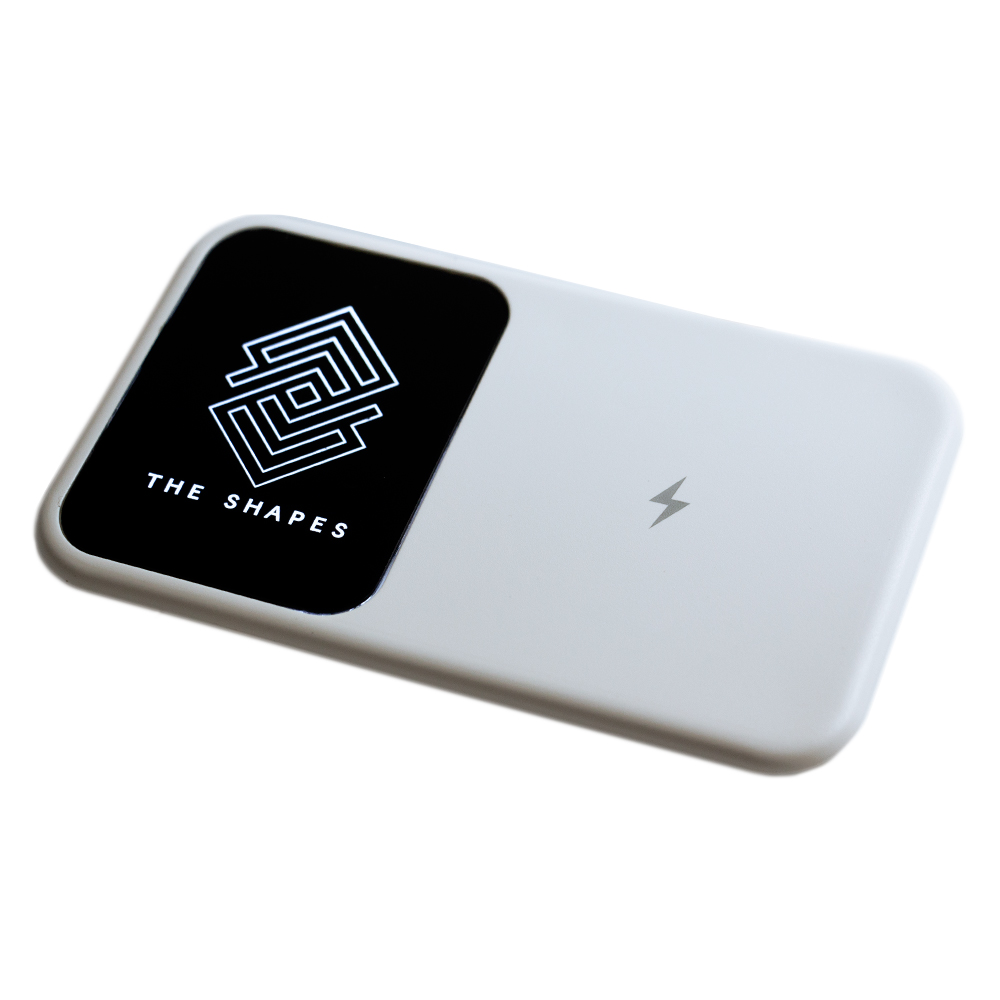 Airglow Mirror Surface 10W Fast Charging Wireless Charger With LED Light Up Logo WLC61815