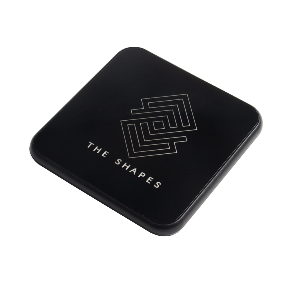 Airglow Mirror Surface 10W Fast Charging Wirelss Charger With LED Light Up Logo WLC61813