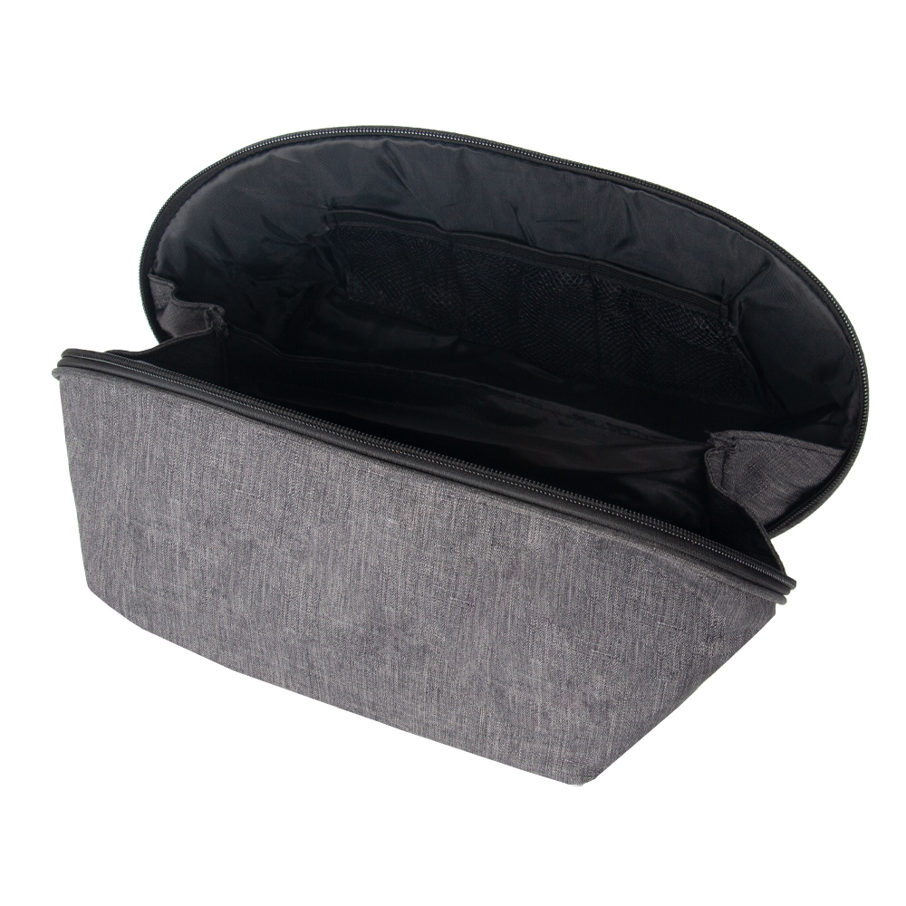 Bamboo Fiber Black Polyester Multipurpose Bag MP01417BK