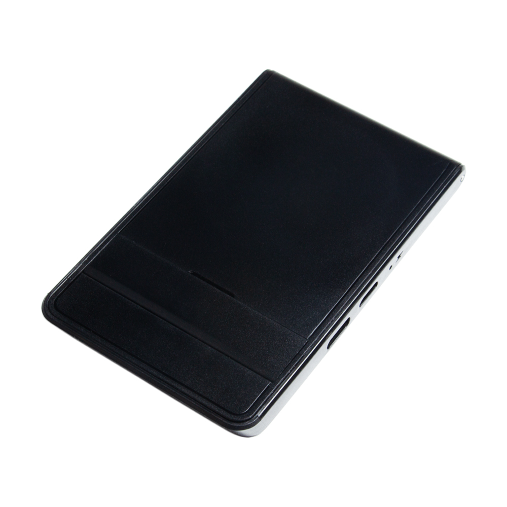 Black Datacard Credit Card Size Micro SD Card Reader & Storage CR1818BK