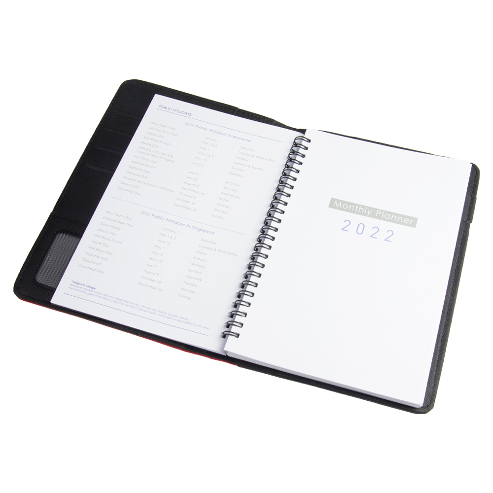 Black Doha Thermo PU Executive Log Z31D1OBK