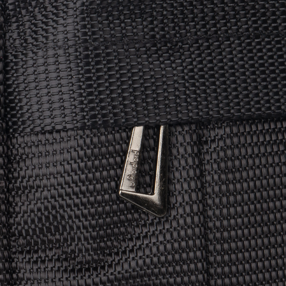 Black High Density Nylon Jacquard Sling Bag SB41212BK