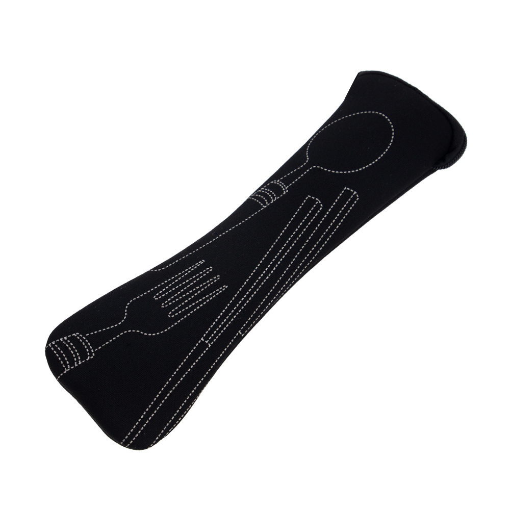 Black Meal Set With Pouch CS01011BK