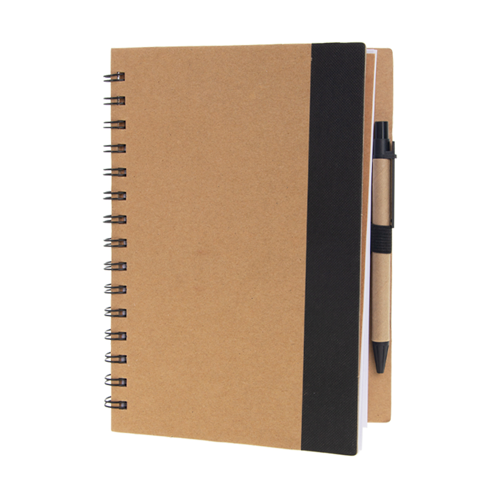 Black Notebook With Pen & Post It Note NB511511BK