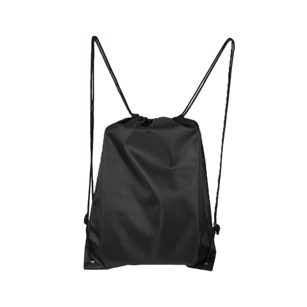 Black Nylon Drawstring Bag BS331617BKII
