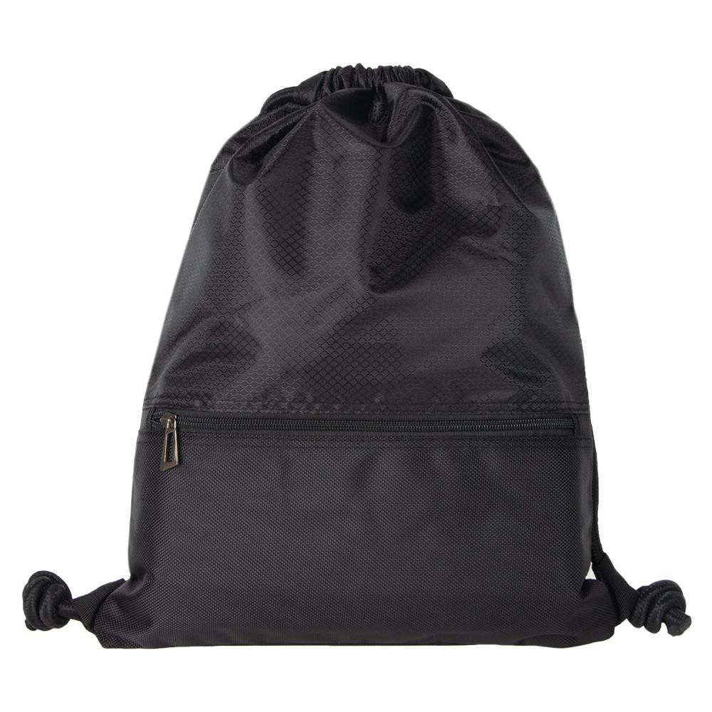 Black Nylon Hexagen Multipurpose Sports Bag With Netting MP01410BK