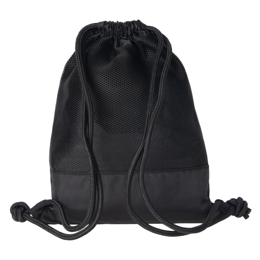 Black Nylon Hexagen Multipurpose Sports Bag With Netting MP01410BK