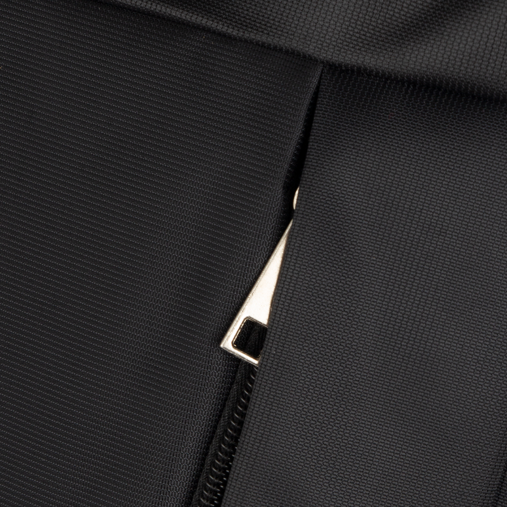 Black Nylon Laptop Backpack With 2 Compartments BL161513BKII