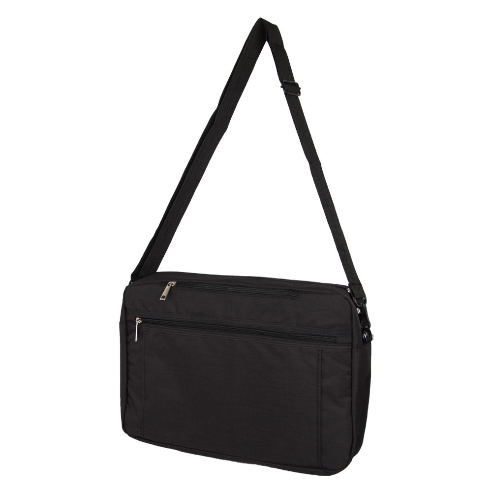 Black Polyester 3 Way Bag With 4 Storage Compartments BL161713BK
