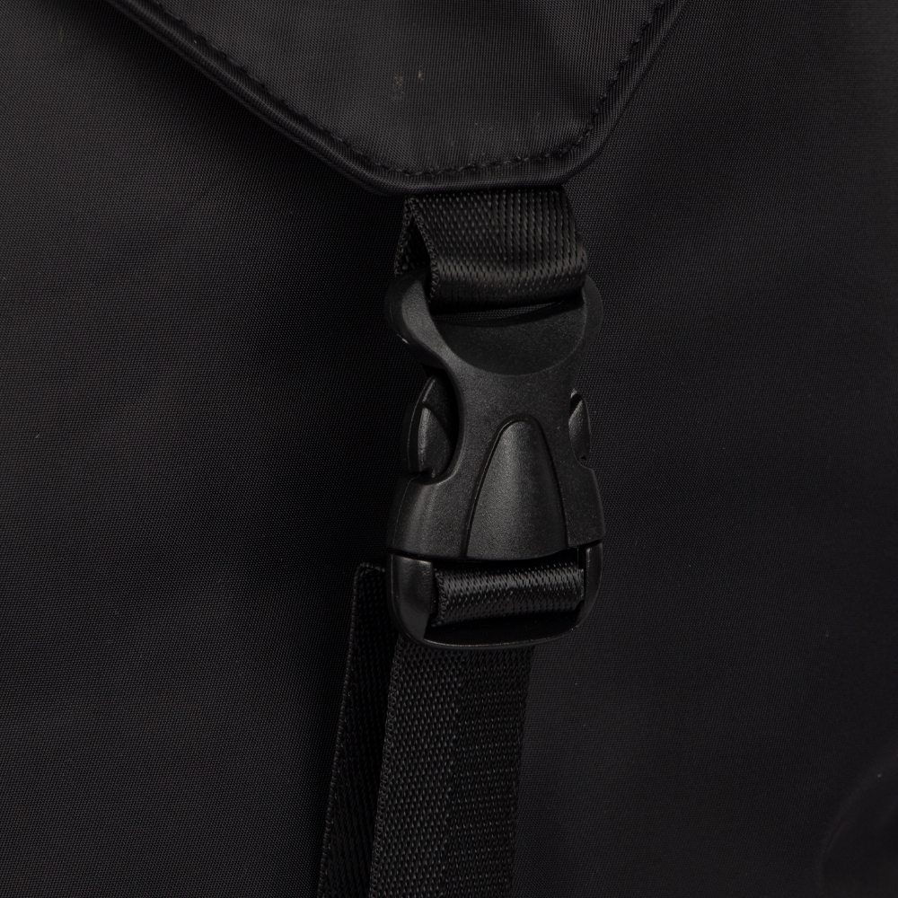 Black Polyester Laptop Backpack With Safety Buckle BL111317BK