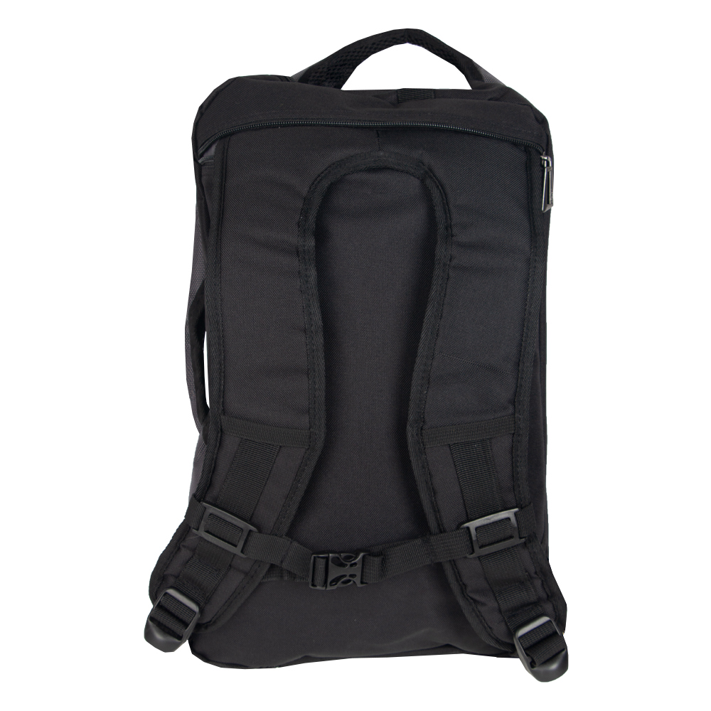 Black Polyester Trio Use Back Pack BP611111