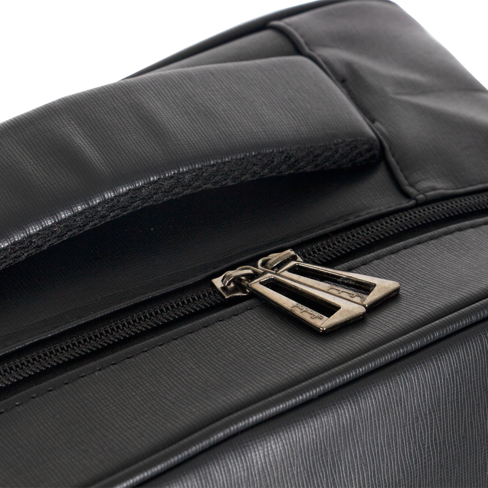 Black PU Laptop Back Pack BP11419BK