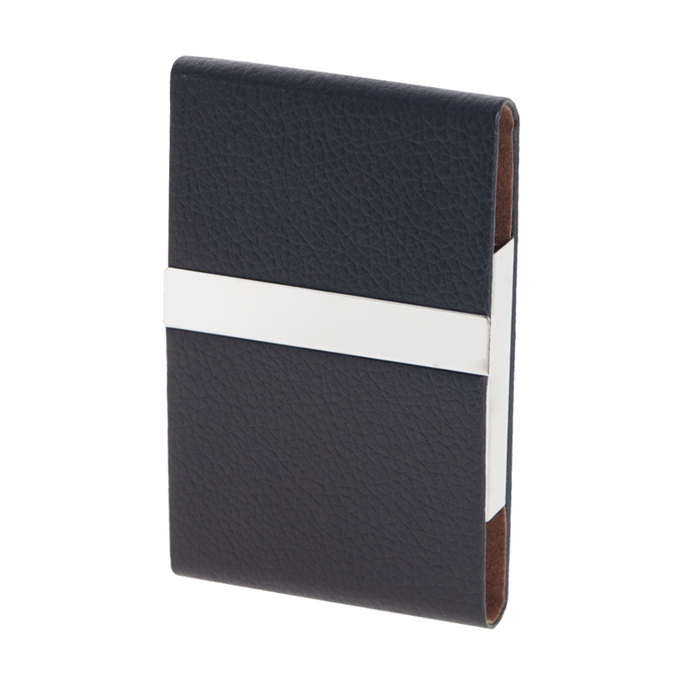Black PU Name Card Holder NCH01518BKII