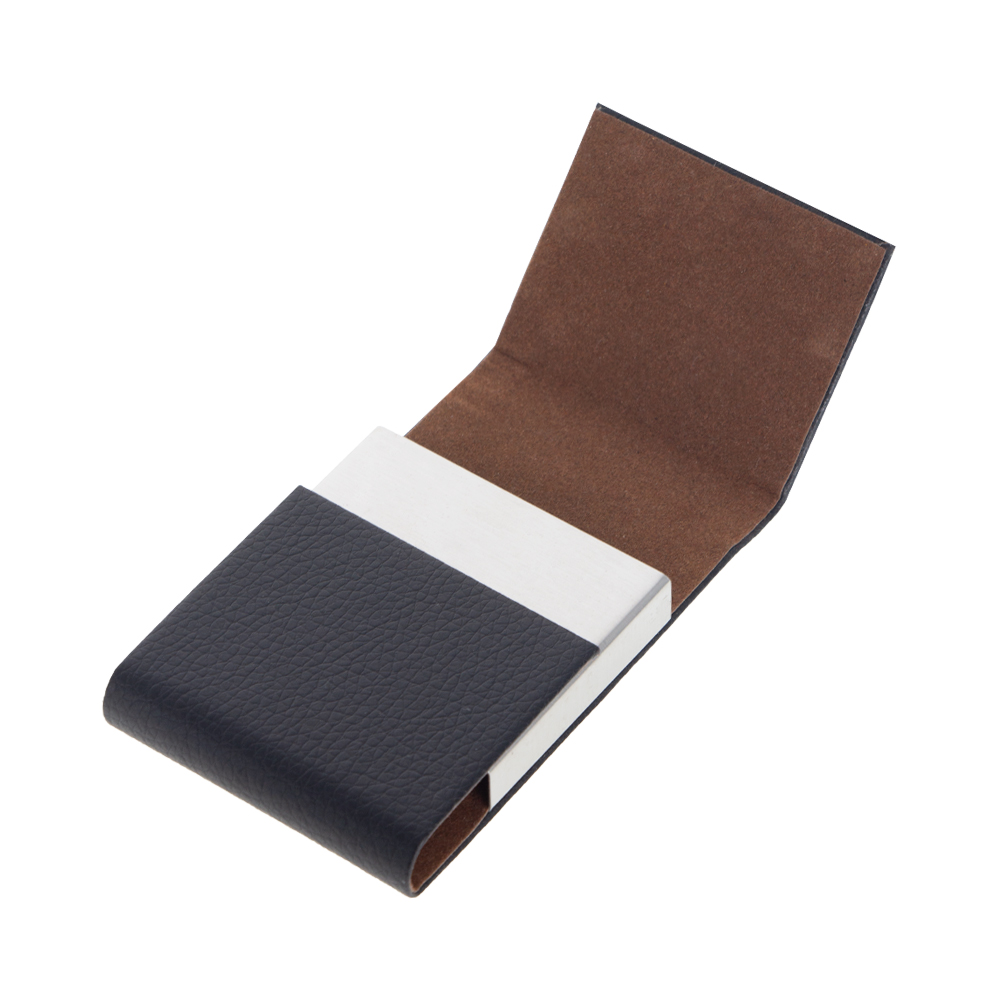 Black PU Name Card Holder NCH01518BKII