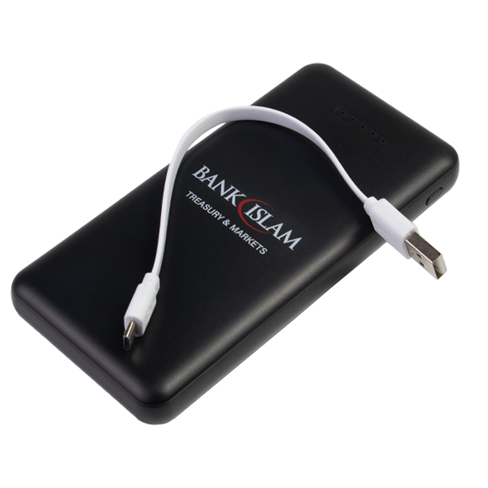 Black Wirelesspower 10000mAh Fast Charging Powerbank With Suction Pad F21212BK