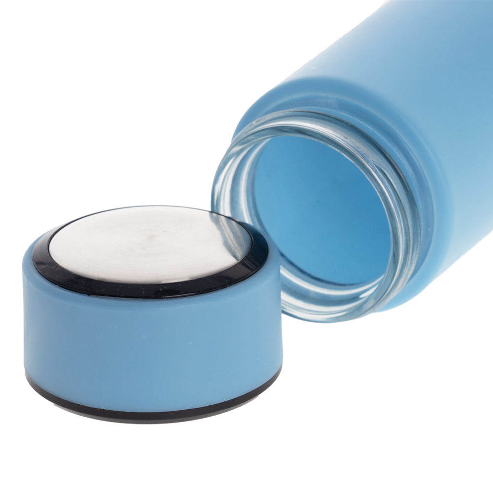 Blue Glass Drinking Bottle M331815BLII