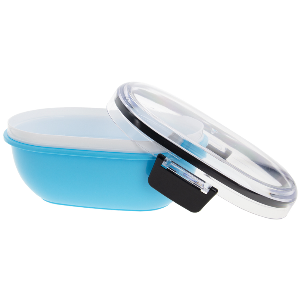 Blue Lunch Box With Spoon LB311719BL