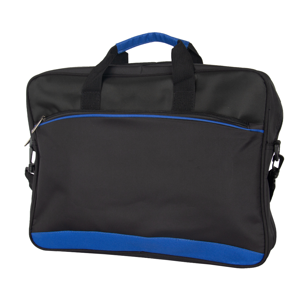 Blue Microfiber Document Bag DB71317BL