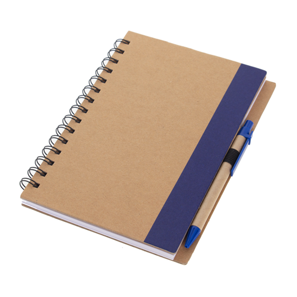 Blue Notebook With Pen & Post It Note NB511511BL