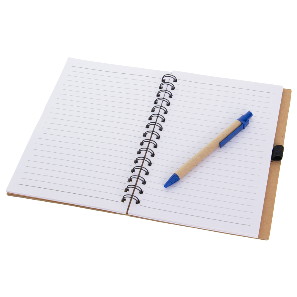 Blue Notebook With Pen & Post It Note NB511511BL