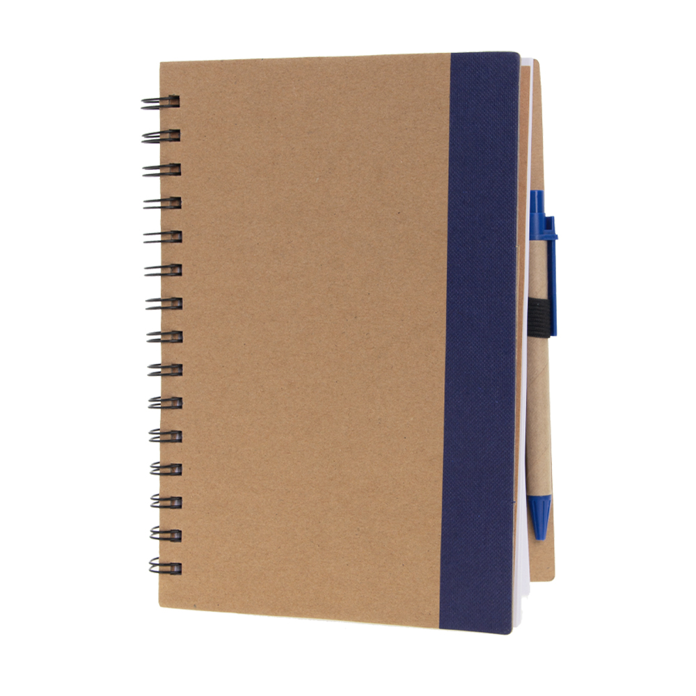 Blue Notebook With Pen & Post It Note NB511511BL