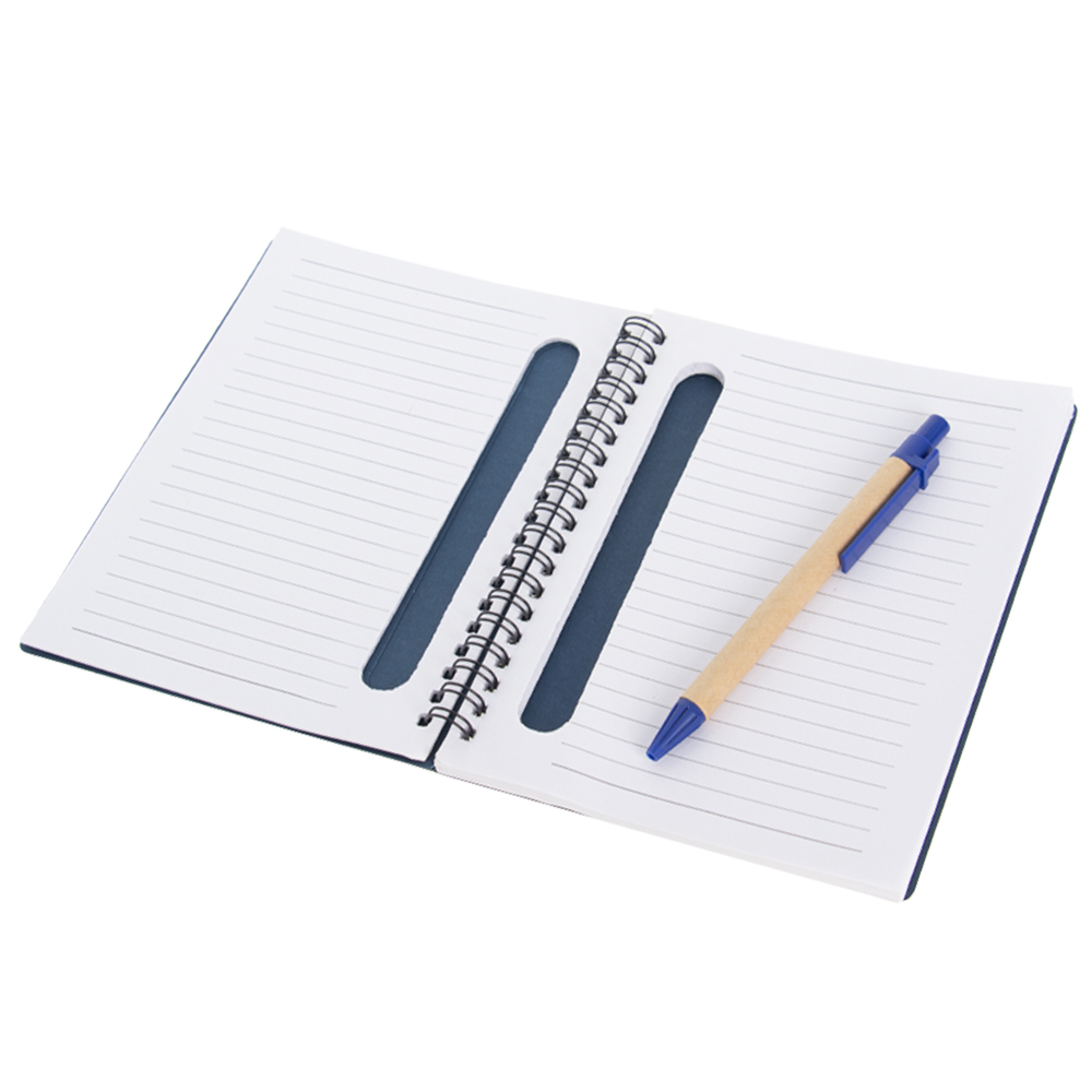 Blue Notebook With Pen & Sticky Note NB511510BL