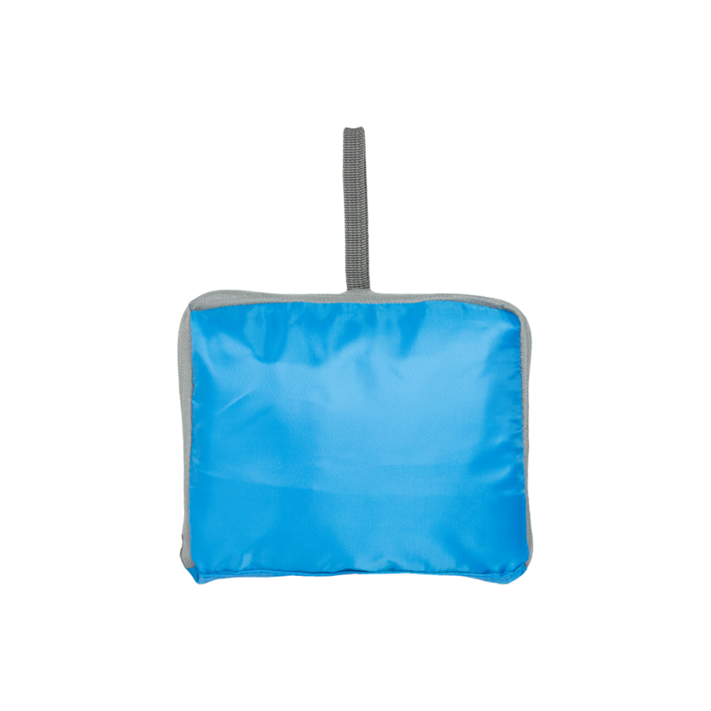 Blue Nylon Foldable Travelling Bag With 2 Storage Compartments BT311119BLII