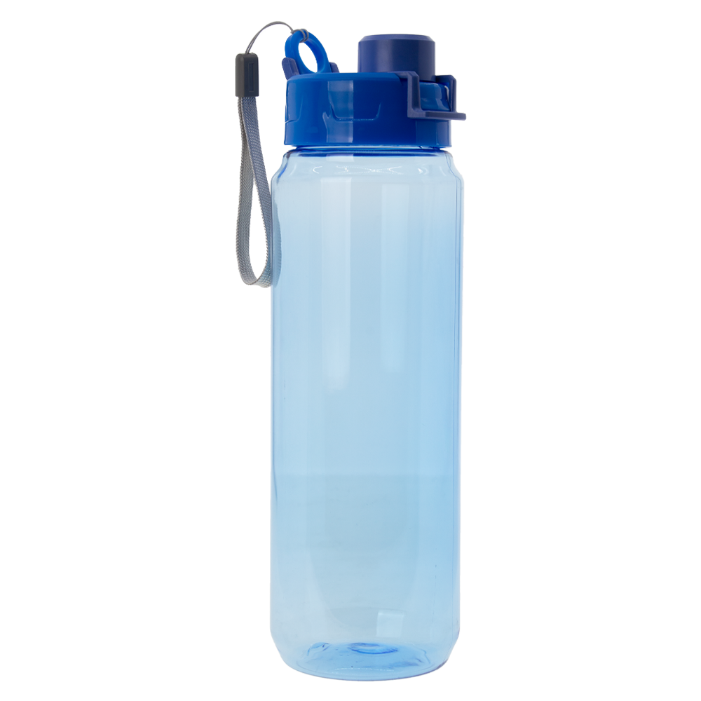 Blue PC Bottle With Strap SP301019BL