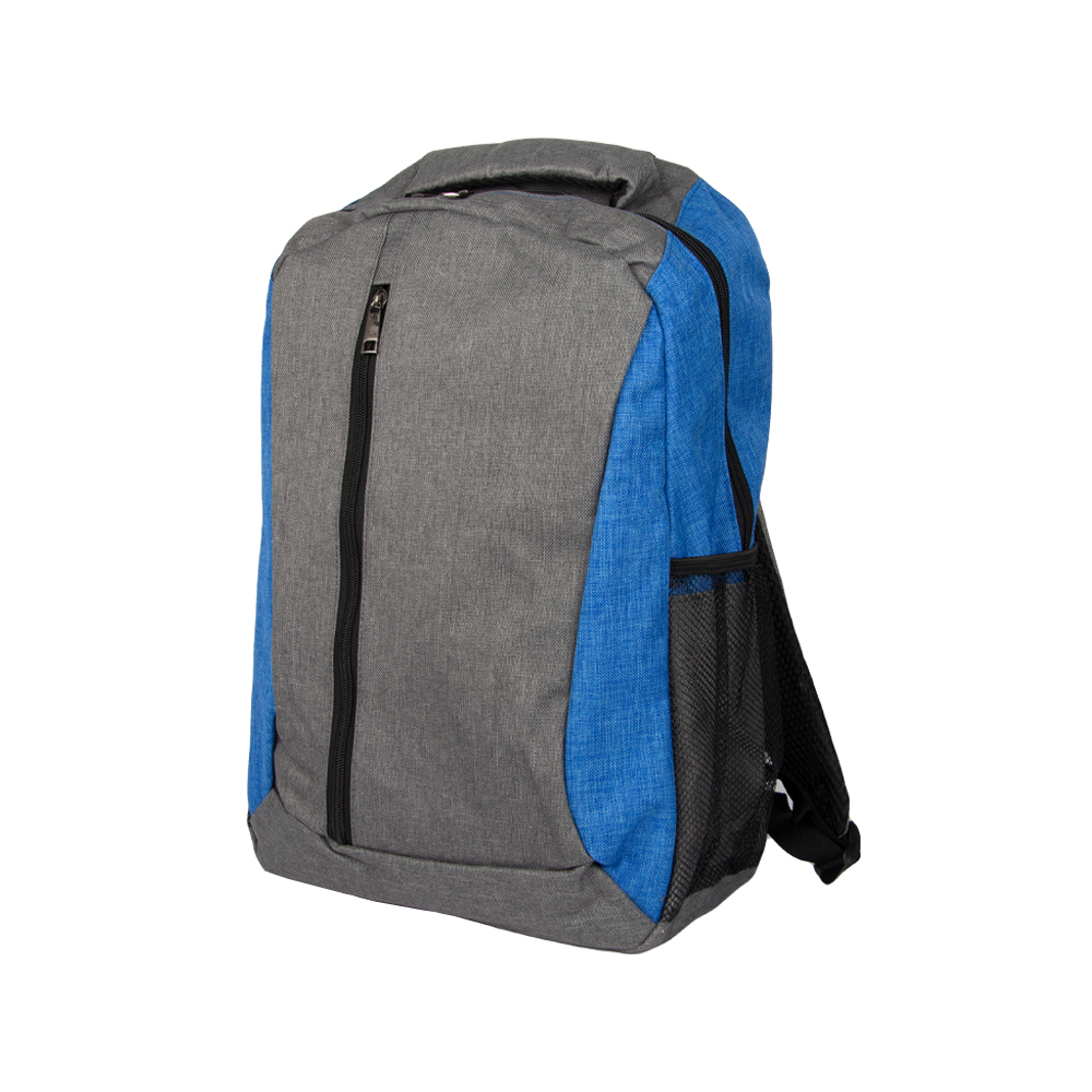 Blue Polyester Backpack With 2 Storage Compartments BB361412BLIII