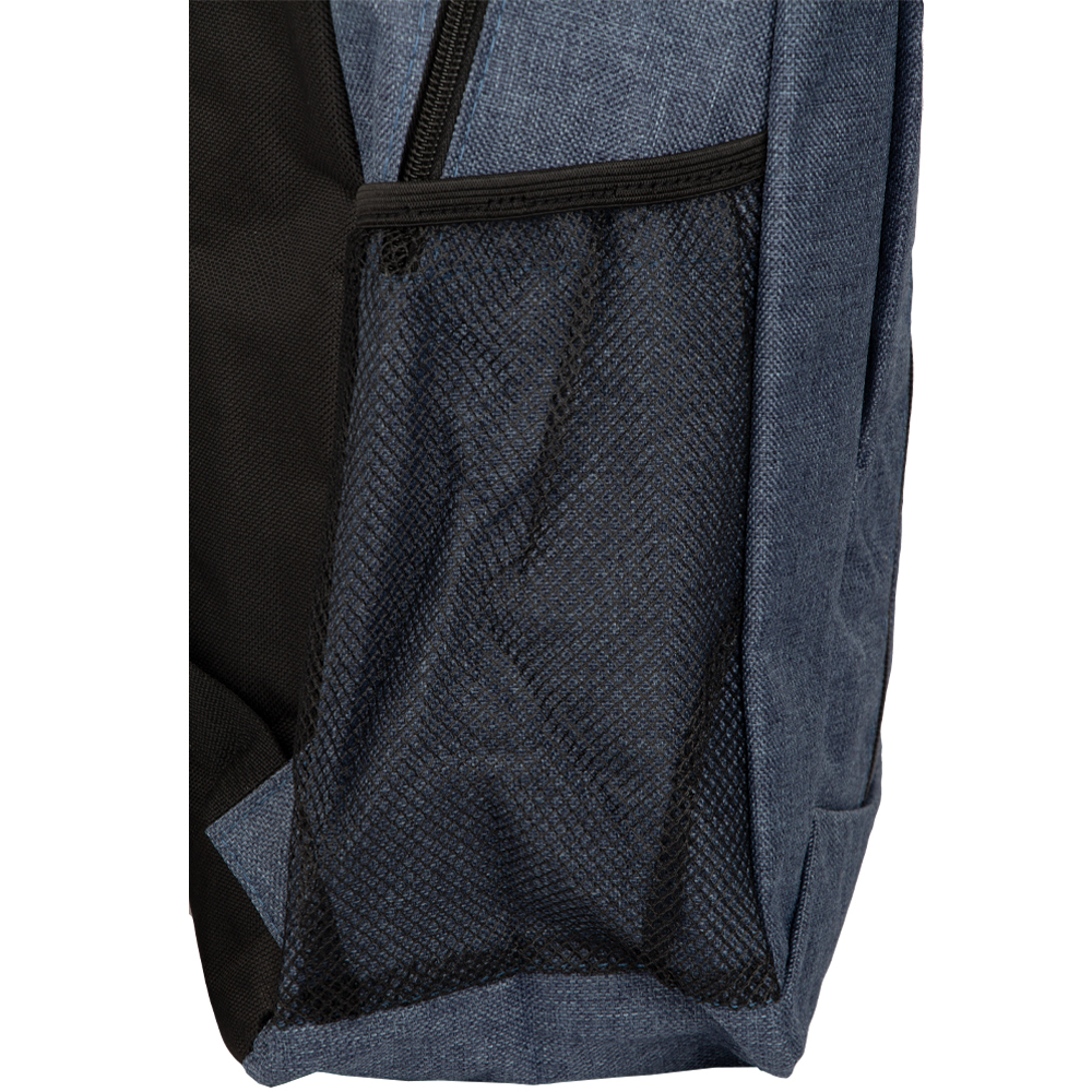 Blue Polyester Backpack With 2 Storage Compartments BB411119BL