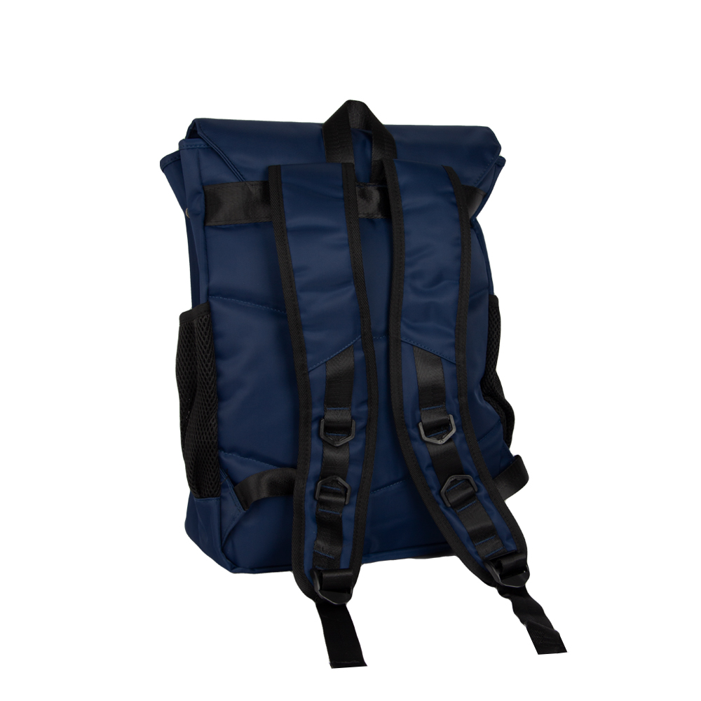 Blue Polyester Laptop Backpack With Safety Buckle BL111317BL