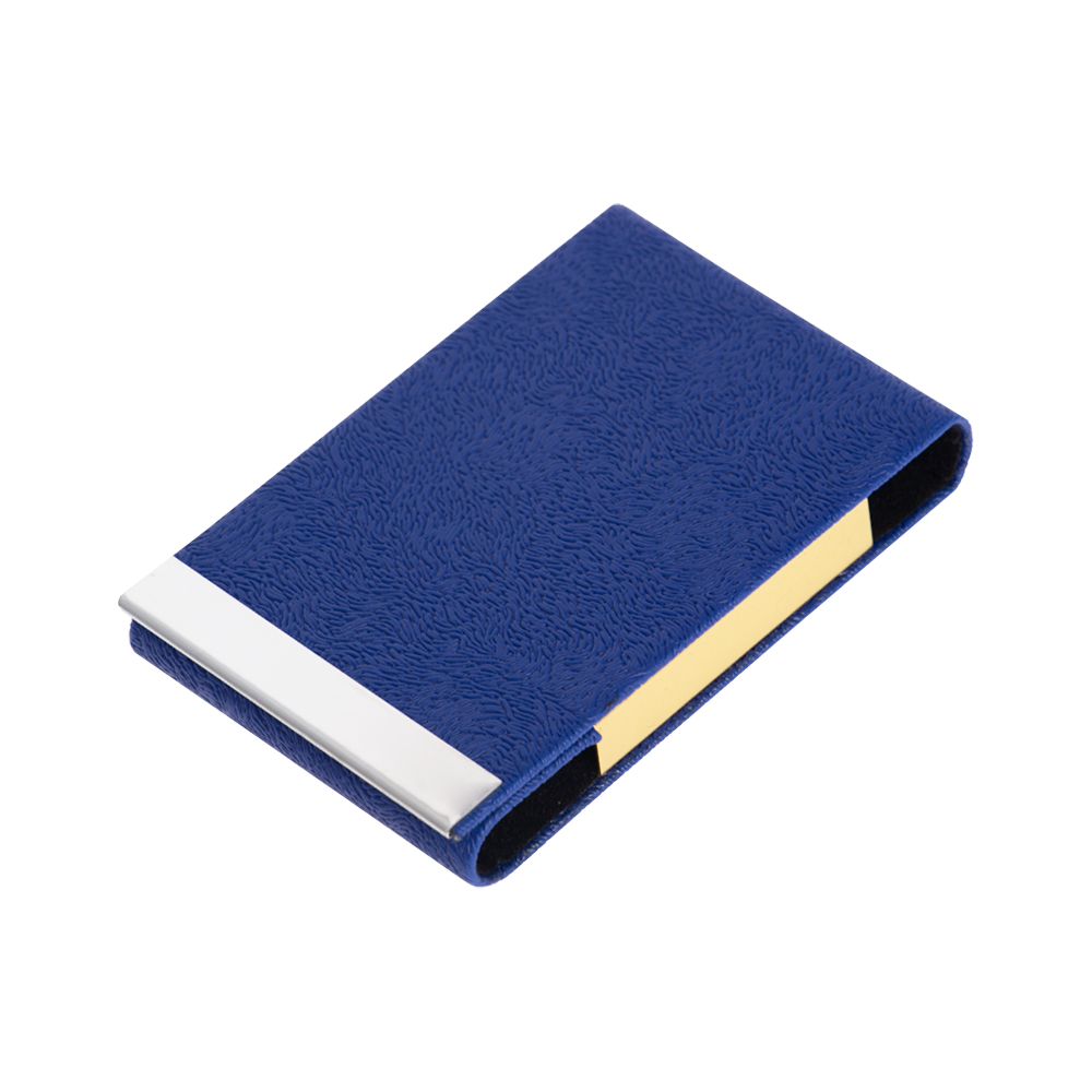 Blue PU Name Card Holder NCH01518BLIII