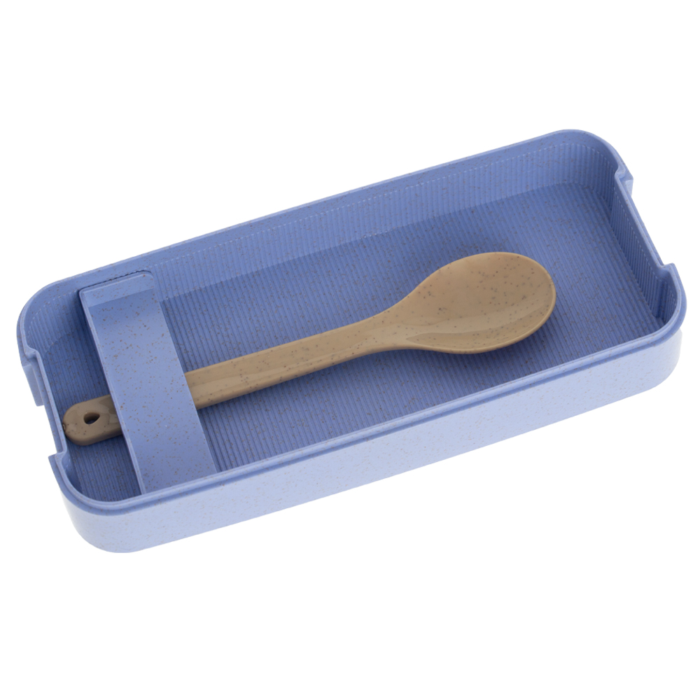 Blue Wheat Straw Bento Box LB311813BL